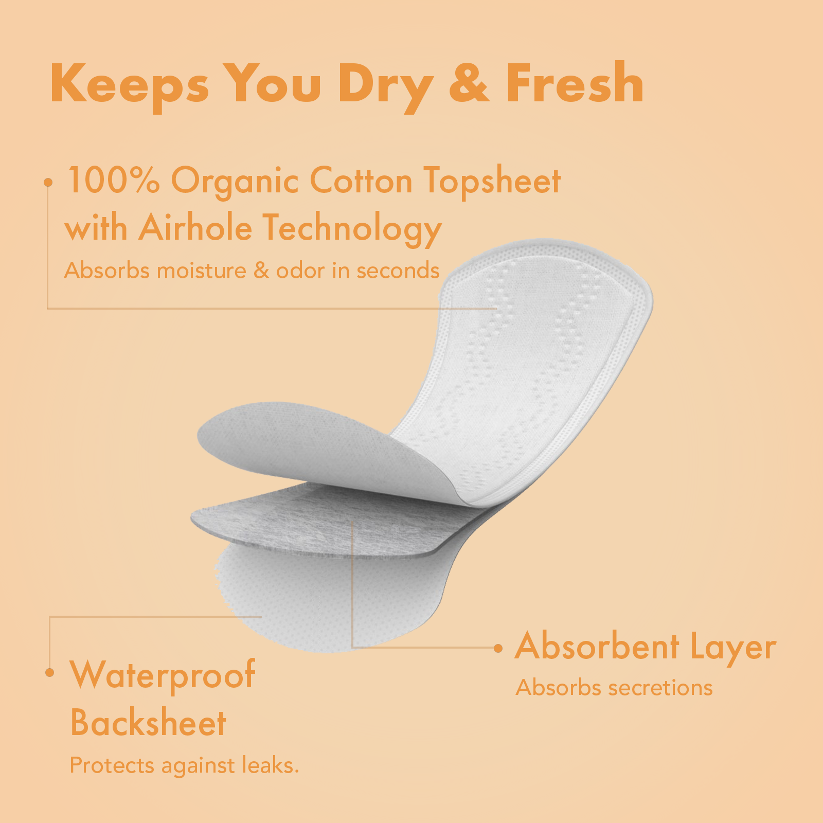 Rael Organic Cotton Cover Liners 3-Months Supply