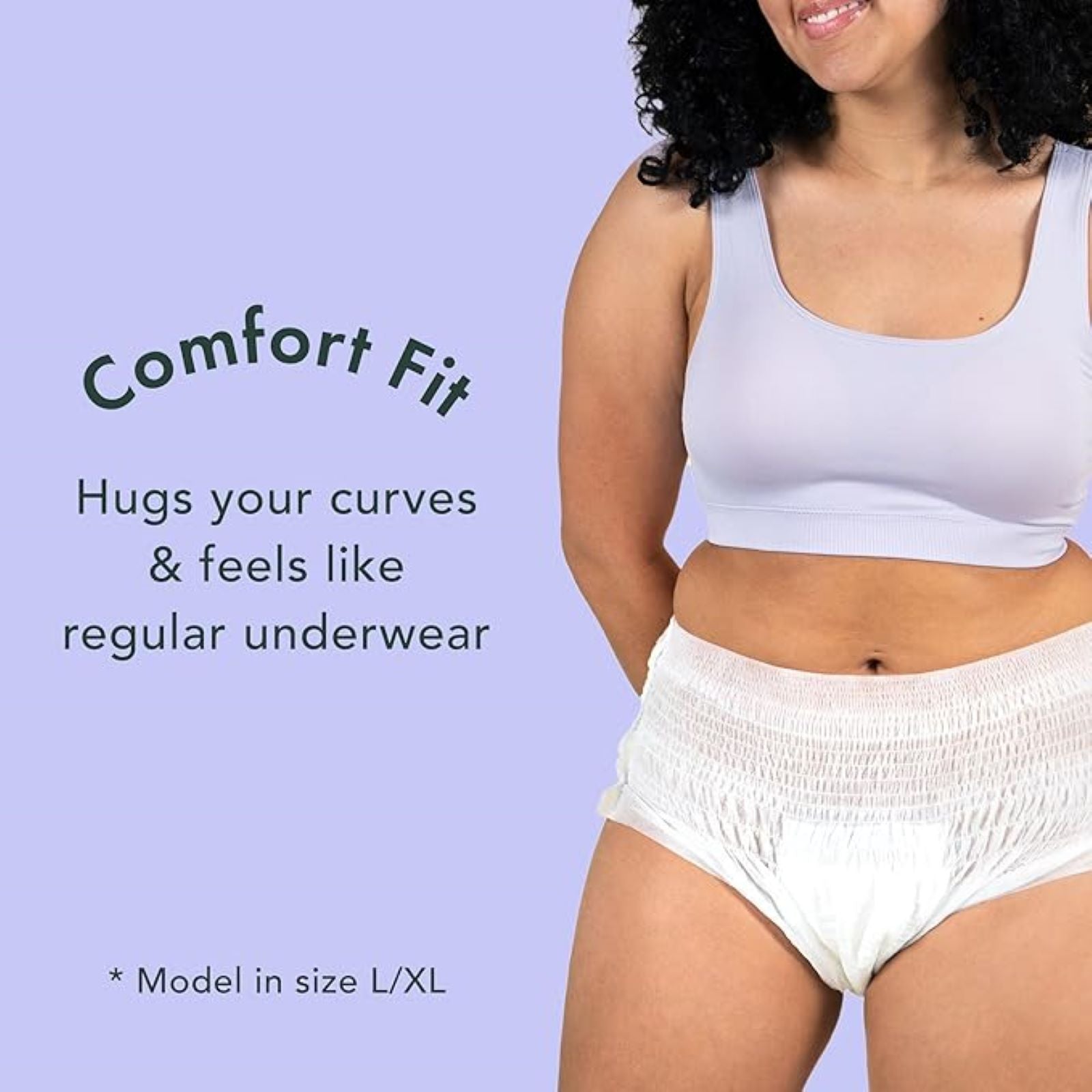 Rael Organic Cotton Period Underwear (L/XL) 5s