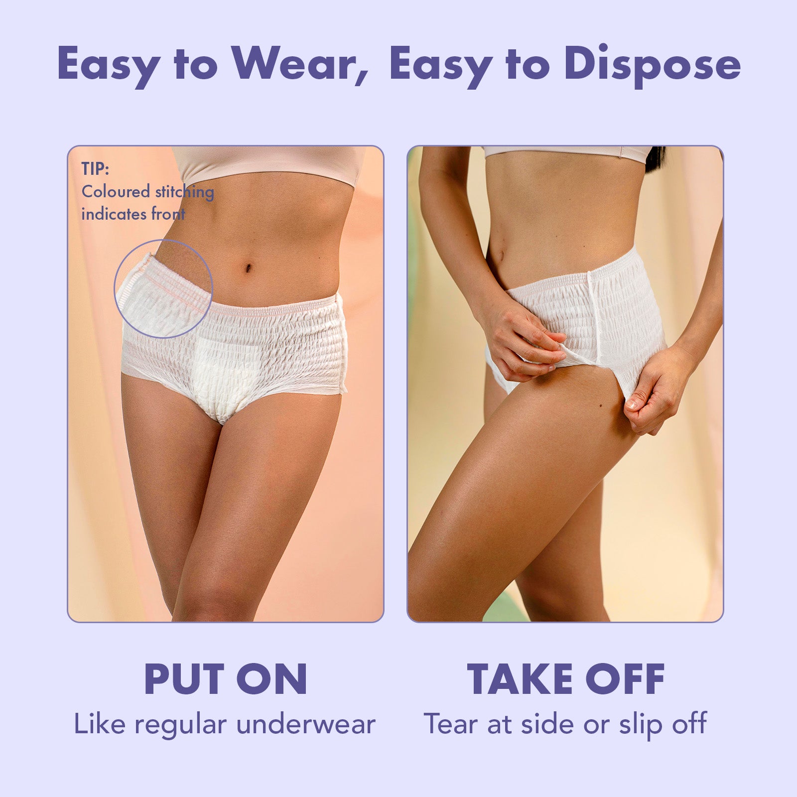 Rael Organic Cotton Period Underwear (S/M) 5s