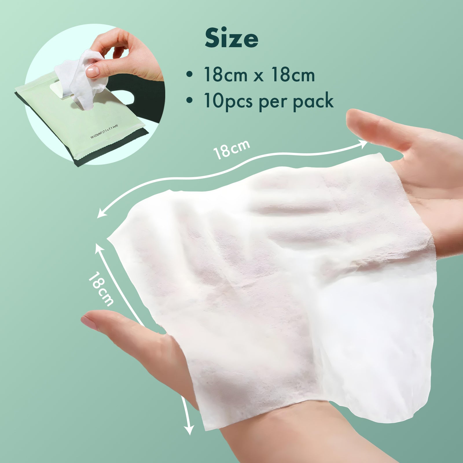 Rael Natural Feminine Wipes 10s