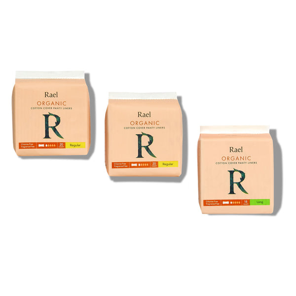 Rael Organic Cotton Cover Liners 3-Months Supply