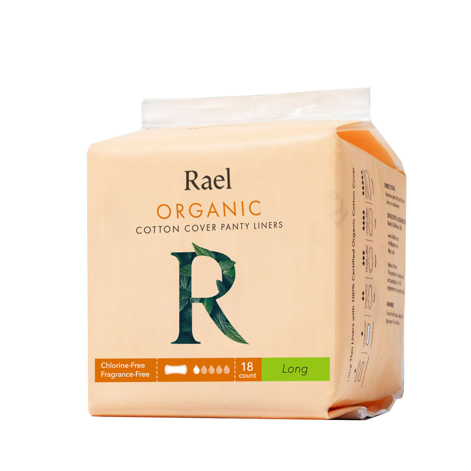 Rael Long Liners with Organic Cotton Cover 18s